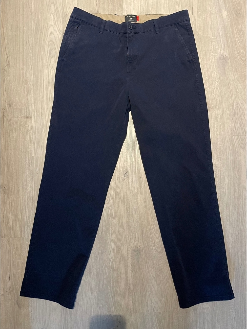 Dockers Smart 360 Flex Men’s Navy Straight Fit Pants – Stretch Chinos